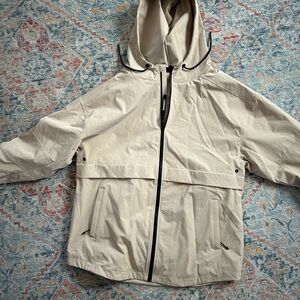 Legends Hooded Windbreaker Jacket with Black Trim